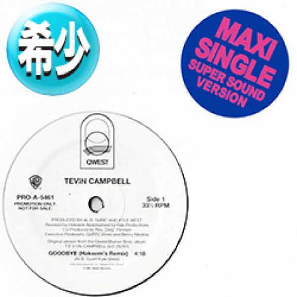 画像1: TEVIN CAMPBELL / GOODBYE (REMIX/2VER) [◎中古レア盤◎お宝！少量生産！幻の非売品REMIX！] (1)
