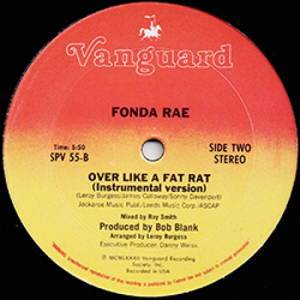 画像3: FONDA RAE / OVER LIKE A FAT RAT (米原盤/2VER) [◎中古レア盤◎激レア！本物のUS原盤！インスト入り！] (3)
