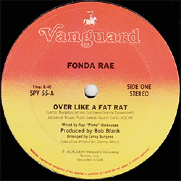 画像2: FONDA RAE / OVER LIKE A FAT RAT (米原盤/2VER) [◎中古レア盤◎激レア！本物のUS原盤！インスト入り！] (2)