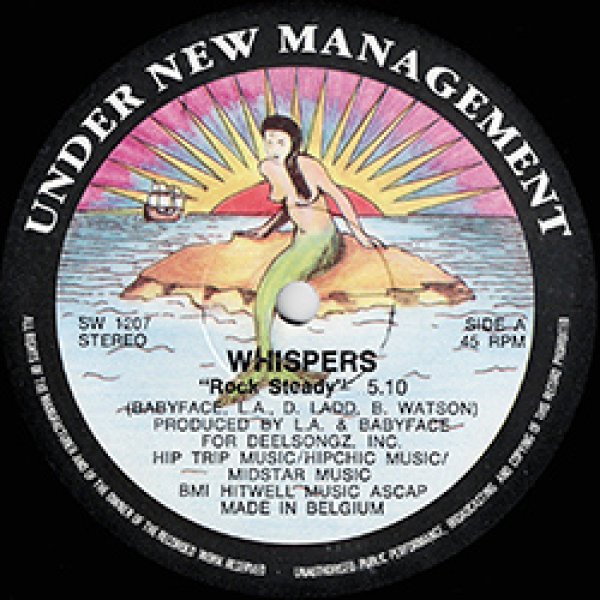 画像3: THE WHISPERS / ROCK STEADY (ベルギー原盤/インスト入り) [◎中古レア盤◎激レア！別デザインジャケ！珍しいベルギー原盤！] (3)