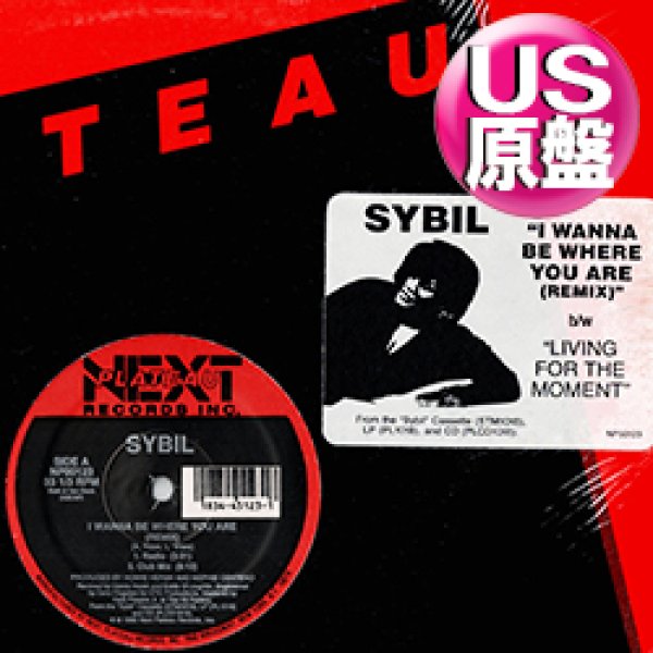 画像1: SYBIL / I WANNA BE WHERE YOU ARE (米原盤/REMIX) [◎中古レア盤◎お宝！シュリンク&ステッカー付US原盤！マイケルカバー！] (1)