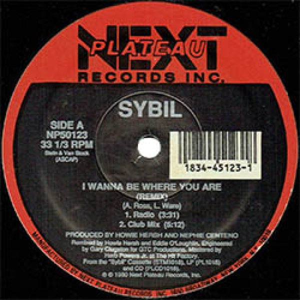 画像2: SYBIL / I WANNA BE WHERE YOU ARE (米原盤/REMIX) [◎中古レア盤◎お宝！シュリンク&ステッカー付US原盤！マイケルカバー！] (2)