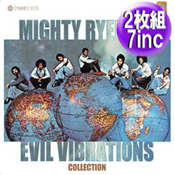 画像1: MIGHTY RYEDERS / EVIL VIBRATION (2枚組7インチ/全4曲) [■廃盤■奇跡の未開封！少量生産2枚組7インチ！] (1)