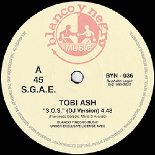 画像3: TOBI ASH / S.O.S. (2VER) [■廃盤■お宝！美A級品！少量生産ジャケ付復刻！超希少音源！レアイタロ！] (3)