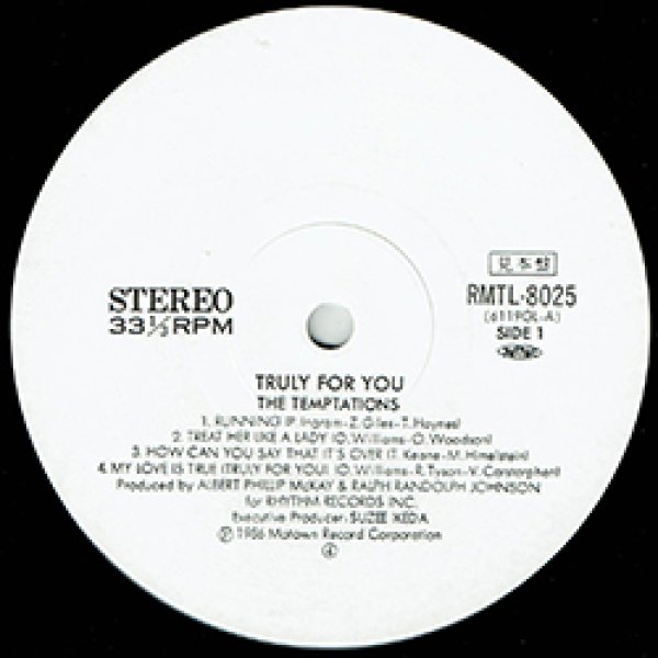 画像3: TEMPTATIONS / TREAT HER LIKE A LADY (LP原盤/全8曲) [◎中古レア盤◎お宝！マニア品！「帯付の白ラベル版」！] (3)