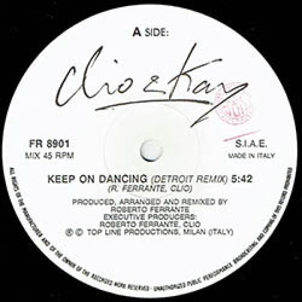 画像2: CLIO & KAY / KEEP ON DANCING 89年MIX (伊原盤/REMIX) [◎中古レア盤◎お宝！必殺"89年REMIX"！デトロイトMIX！] (2)