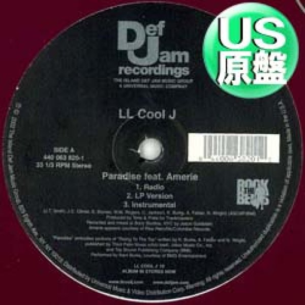 画像1: L.L. COOL J feat AMERIE / PARADISE (米原盤/全2曲) [◎中古レア盤◎お宝！本物のUS原盤！大ネタ使い！] (1)