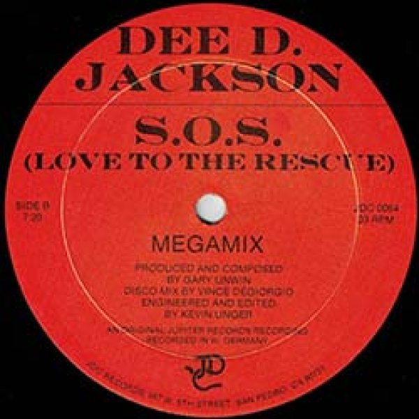 画像2: DEE D.JACKSON / S.O.S. (JDC原盤/メガMIX) [◎中古レア盤◎お宝！初回ジャケ付原盤！超人気メガMIX！哀愁ハイエナ名曲！] (2)