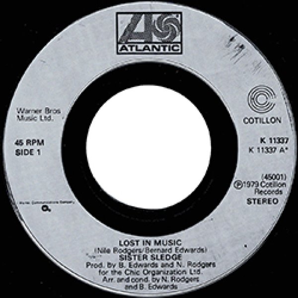 画像3: SISTER SLEDGE / THINKING OF YOU & LOST IN MUSIC (7インチ) [◎中古レア盤◎お宝！フランス原盤7"！豪華2曲！] (3)