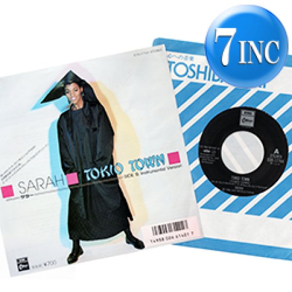 画像1: SARAH / トキオ・タウン (7インチMIX) [◎中古レア盤◎お宝！美品！日本版ジャケ7"！森恵「東京街」原曲！] (1)