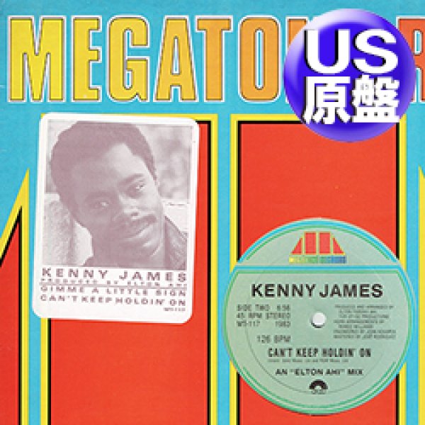 画像1: KENNY JAMES / CAN'T KEEP HOLDIN ON (米原盤/12"MIX) [◎中古レア盤◎お宝！隠れ哀愁ダンクラ！SECOND IMAGEカバー！] (1)