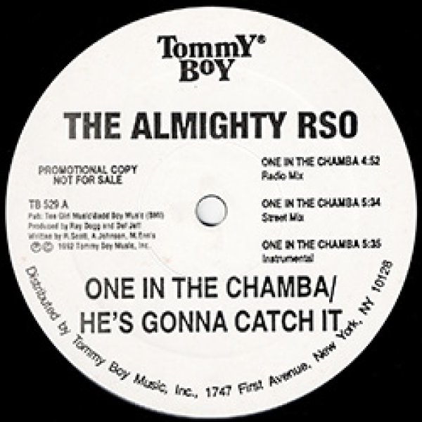 画像3: ALMIGHTY RSO / ONE IN THE CHAMBA (米原盤/全3曲) [◎中古レア盤◎激レア！金印ジャケ！白ラベル非売品！KURIOUS同ネタ！] (3)