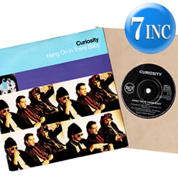 画像1: CURIOSITY / HANG ON IN THERE BABY (7インチ) [◎中古レア盤◎お宝！英国版ジャケ7"！フリーソウル名曲カバー！] (1)