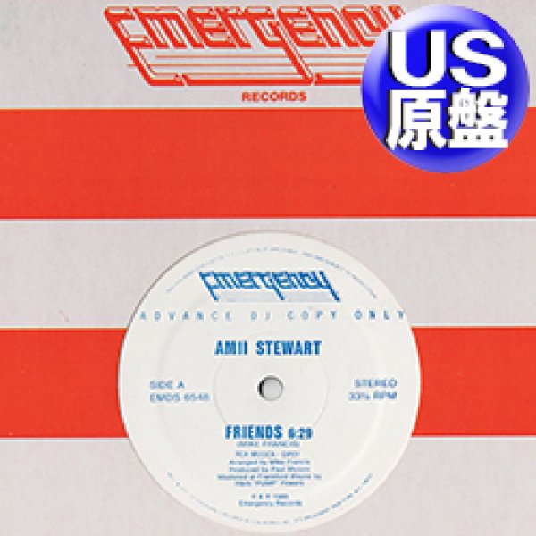 画像1: AMII STEWART / FRIENDS (米原盤/12"MIX) [◎中古レア盤◎お宝！本物のUSプロモ原盤！泣きの名曲！インストも最高！] (1)