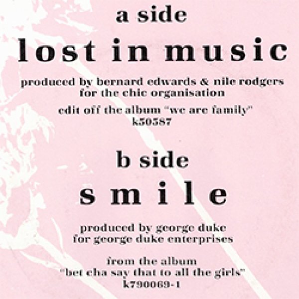 画像2: SISTER SLEDGE / LOST IN MUSIC & SMILE (7インチMIX) [◎中古レア盤◎お宝！英国版7"MIX！豪華2曲！] (2)