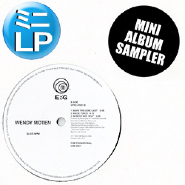画像1: WENDY MOTEN / ベスト集 (ミニLP/全4曲) [■廃盤■お宝！少量生産！日本企画のみ！"MAKE THIS LOVE LAST"入り！] (1)