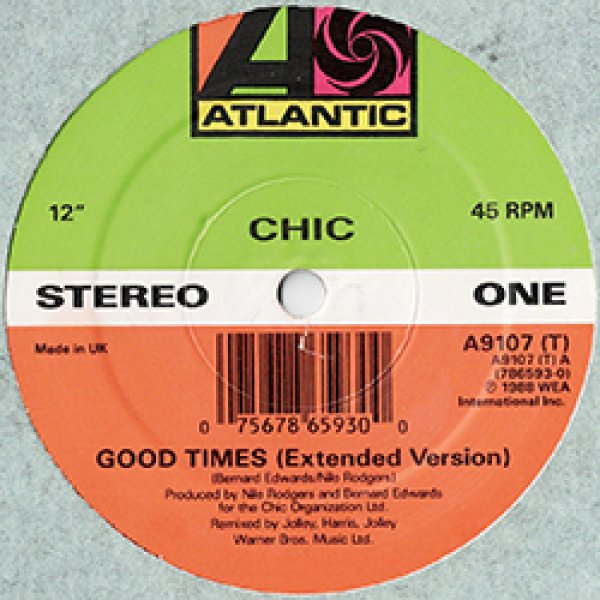 画像2: CHIC / GOOD TIMES + 1曲 (英原盤/88年MIX) [◎中古レア◎お宝！本物の原盤！フロア圧巻の88年MIXがコレ！] (2)