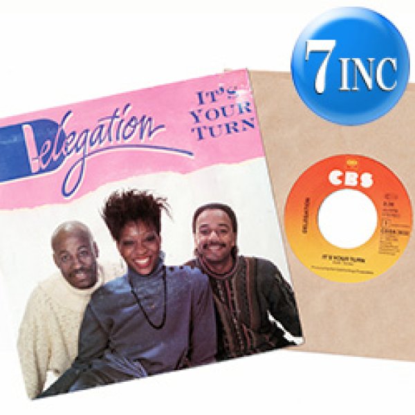 画像1: DELEGATION / IT'S YOUR TURN (7インチMIX) [◎中古レア盤◎お宝！オランダ版ジャケ7"！LP未収！レア音源！] (1)