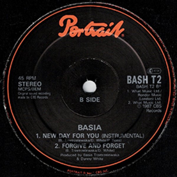 画像3: BASIA / NEW DAY FOR YOU (英原盤/12"MIX) [◎中古レア盤◎お宝！本物の原盤！哀愁ロングMIX！CM曲！] (3)