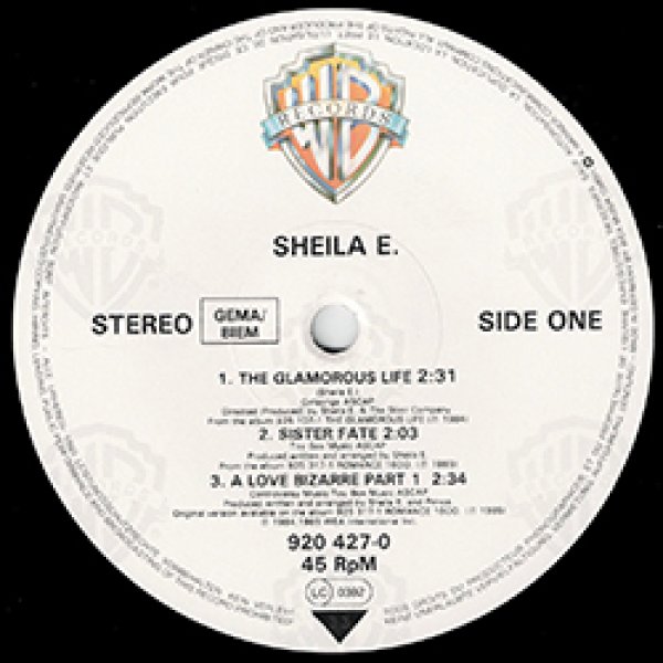 画像2: SHEILA E / A LOVE BIZARRE PT.1 & 2 (独原盤/全3曲) [◎中古レア盤◎激レア！美品盤！滅多に無いドイツ版ジャケ！] (2)