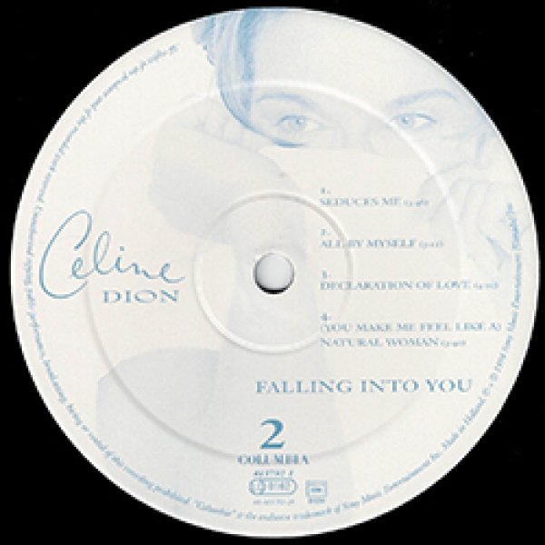 画像4: CELINE DION / FALLING INTO YOU (LP原盤/全8曲) [◎中古レア盤◎激レア！1枚のみ特価！本物の原盤！大名盤！] (4)