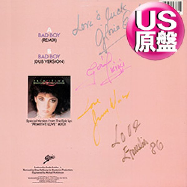 画像1: MIAMI SOUND MACHINE / BAD BOY (米原盤/12"MIX) [◎中古レア盤◎お宝！マニア品！本人サイン入り原盤！ロングMIX！] (1)