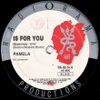 画像2: PAMELA / IS FOR YOU (伊原盤/12"MIX) [◎中古レア盤◎激レア！超希少音源！初回ジャケ付イタリア原盤！] (2)