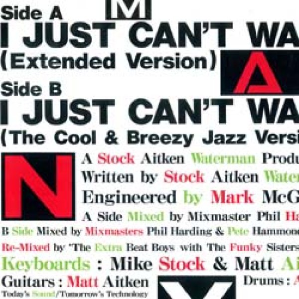 画像2: MANDY / I JUST CAN'T WAIT (原盤/THE COOL & BREEZY JAZZ MIX) [◎中古レア盤◎お宝！帯付！B面最強！DJ HARVEY！] (2)