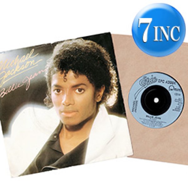 画像1: MICHAEL JACKSON / BILLIE JEAN (7インチ) [◎中古レア盤◎お宝！英国版ジャケ7"！世紀の名曲！] (1)