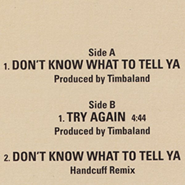 画像2: AALIYAH / TRY AGAIN + 1曲 (英原盤/全2曲) [◎中古レア盤◎お宝！ジャケ付原盤！映画主題歌！] (2)