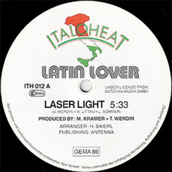 画像2: LATIN LOVER / LASER LIGHT (独原盤/12"MIX) [◎中古レア盤◎激レア！超人気SEXYジャケ！本物のドイツ原盤！] (2)