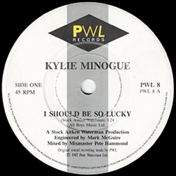 画像3: KYLIE MINOGUE / I SHOULD BE SO LUCKY (7インチ) [◎中古レア盤◎お宝！英国版ジャケ7"！資生堂CM！] (3)