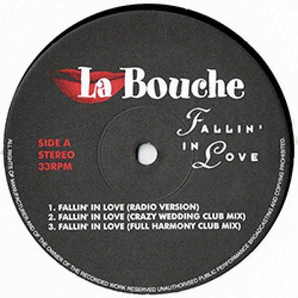 画像2: LA BOUCHE / FALLIN' IN LOVE + 3曲 (ミニLP/全4曲) [■廃盤■激レア！超少量生産！日本だけの特別企画版！] (2)