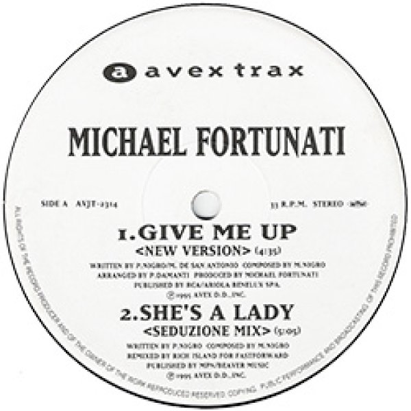 画像3: MICHAEL FORTUNATI / INTO THE NIGHT + 3曲 (原盤/レッドモンスターMIX) [◎中古レア盤◎激レア！希少音源！ジャパンREMIX！] (3)