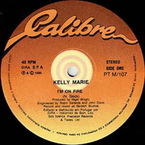 画像2: KELLY MARIE / I'M ON FIRE (ポルトガル原盤/12"MIX) [◎中古レア盤◎鬼レア！ポルトガル版ジャケ！最強ハイエナジー！] (2)