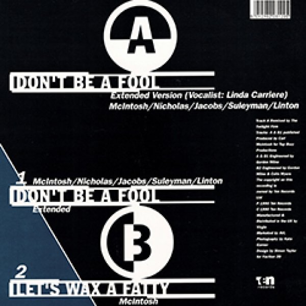 画像2: LOOSE ENDS / DON'T BE A FOOL + 1曲 (英原盤/全2曲) [◎中古レア盤◎お宝！英国原盤！内容違い！お洒落R&B！] (2)