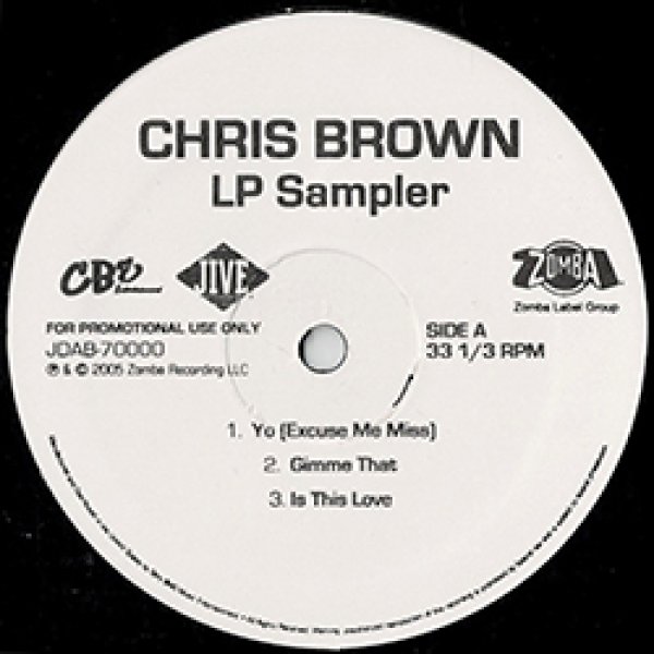 画像2: CHRIS BROWN / デビューサンプラー (ミニLP/全6曲) [◎中古レア盤◎お宝！少量生産！1STアルバムから！厳選6曲！] (2)