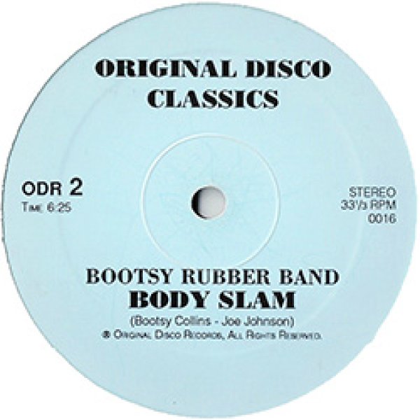 画像2: BOOTSY RUBBER BAND / BODY SLAM (12"MIX/全3曲) [◎中古レア盤◎お宝！少量生産！豪華3曲入り！FUNK大ネタ！] (2)