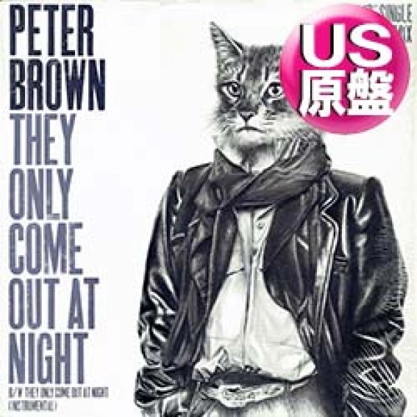 画像1: PETER BROWN / THEY ONLY COME OUT AT NIGHT (米原盤/12"MIX) [◎中古レア盤◎お宝！本物のUS原盤！哀愁大ヒット！] (1)