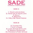 画像2: SADE / GERMAN TV BROADCAST (LP/全10曲) [■LP■お宝直行！飾りたい美女ジャケ！ドイツLIVE音源がLP化！] (2)
