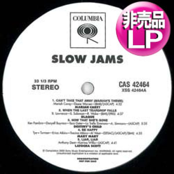 画像1: V.A / SLOWジャム (プロモLP/全10曲) [◎中古レア盤◎お宝！USプロモオンリー原盤！大人のスロウR&B集！] (1)