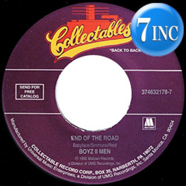 画像1: BOYZ II MEN / END OF THE ROAD (7インチ) [◎中古レア盤◎激レア！少量生産！フルMIX！B面はレア曲！] (1)