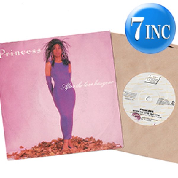 画像1: PRINCESS / AFTER THE LOVE HAS GONE (7インチ) [◎中古レア盤◎お宝！イタリア版7インチ！80's 哀愁アーバン！] (1)