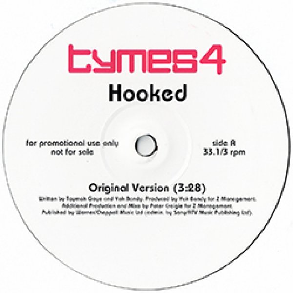 画像2: TYMES4 / HOOKED (2VER) [◎中古レア盤◎お宝！少量生産12"！「BEST OF MY LOVE」使い！] (2)