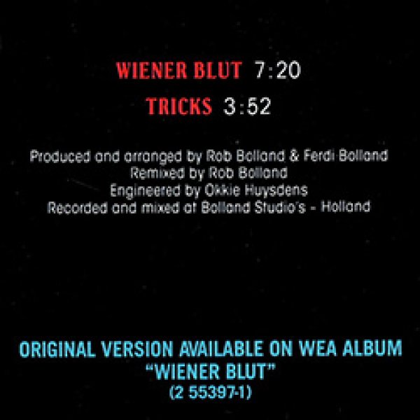 画像2: FALCO / WIENER BLUT (独原盤/12"MIX) [◎中古レア盤◎激レア！ドイツ版ジャケ！新宿大ヒットHI-NRG！ロングMIX！] (2)