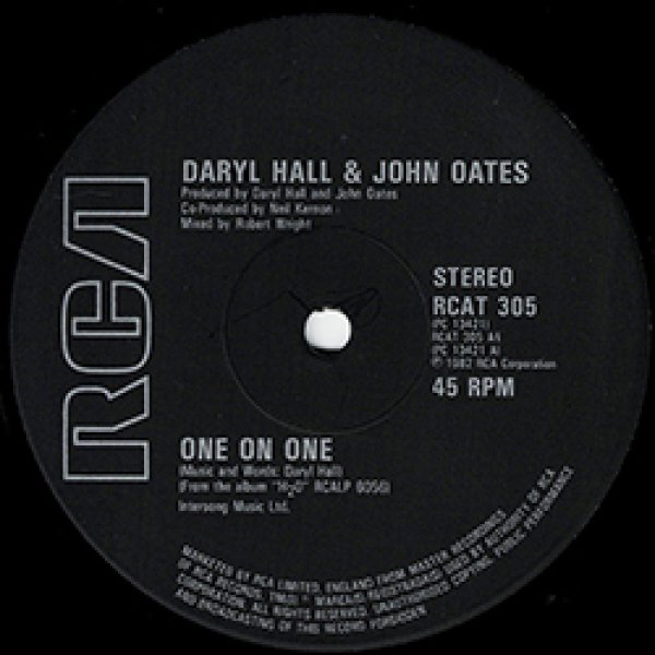 画像2: DARYL HALL & JOHN OATES / ONE ON ONE (英原盤/12"MIX) [◎中古レア盤◎激レア！英国版ジャケ原盤！ロングMIX！MURO！] (2)
