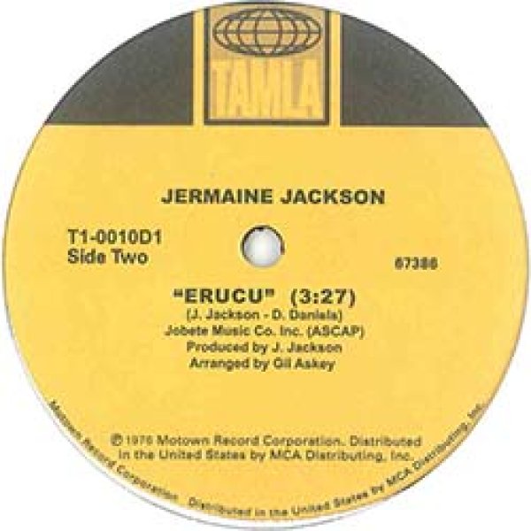 画像2: JERMAINE JACKSON / ERUCU (12インチ/全2曲) [■廃盤■お宝！少量生産12"！LARRY LEVANプレイ！] (2)