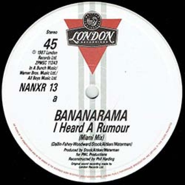 画像2: BANANARAMA / I HEARD A RUMOUR (原盤/マイアミMIX) [◎中古レア盤◎激レア！超人気ジャケ！お探しの"マイアミMIX"！] (2)