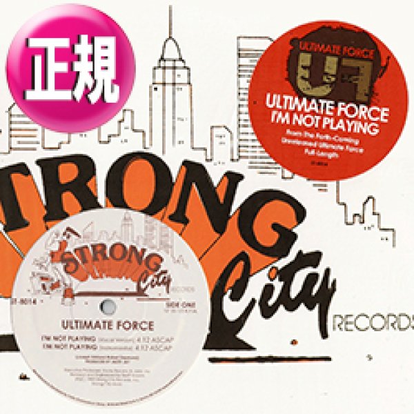 画像1: ULTIMATE FORCE / I'M NOT PLAYING (4VER) [◎中古レア盤◎お宝！シュリンク付！2枚鉄板！ミドル基本！音質抜群の正規！] (1)