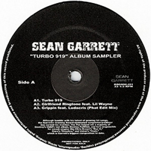 画像2: SEAN GARRETT / ミニアルバム (全6曲) [◎中古レア盤◎お宝！美品！超少量生産！日本企画のみ！] (2)